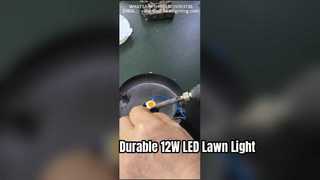 12W led-gazonlamp met spuitgietaluminiumbehuizing gebruikt in parken en wegen.