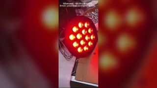 80W RGW led-schijnwerper met kleur- en aan-uitschakelaar gebruikt in parken.