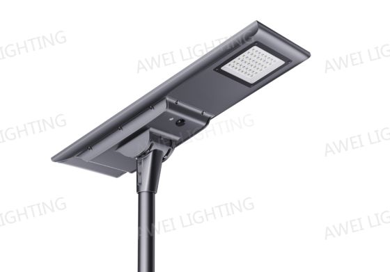 50W Solar LED Straatlantaarn Waterdicht IP66 230LM/W Met Hoogrendement Zonnepaneel Gebruikt In Straten.