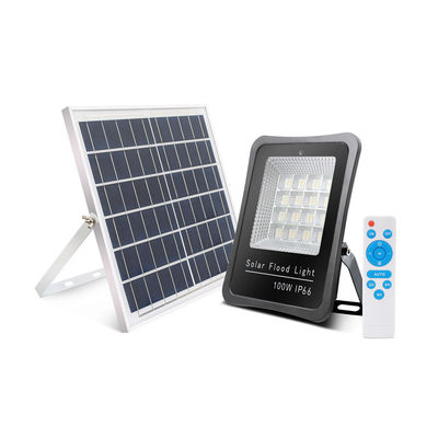 100W zonne-energie IP65 Zonne-Led Buiten Flood Light Hoog vermogen Lange levensduur Gebruikt in fabrieken en buitenruimtes